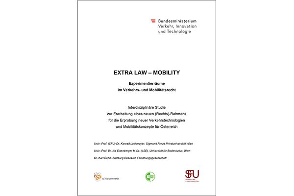 Titelblatt der Studie "Extra Law - Mobility"