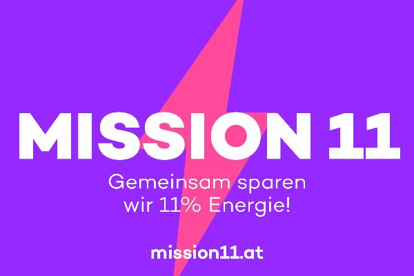 Energiespar-Kampagne mission11: Gemeinsam sparen wir elf Prozent Energie! mission11.at