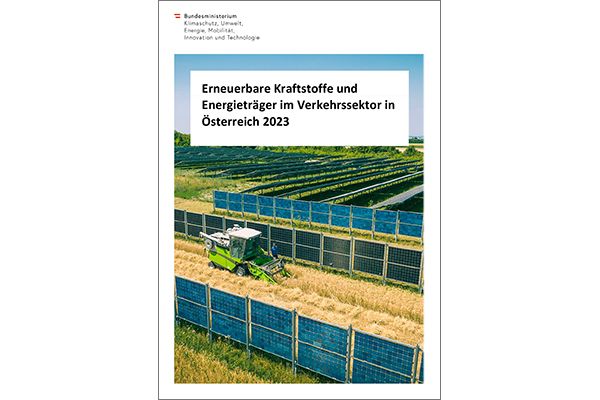 Titelblatt "Biokraftstoffe im Verkehrssektor 2021"