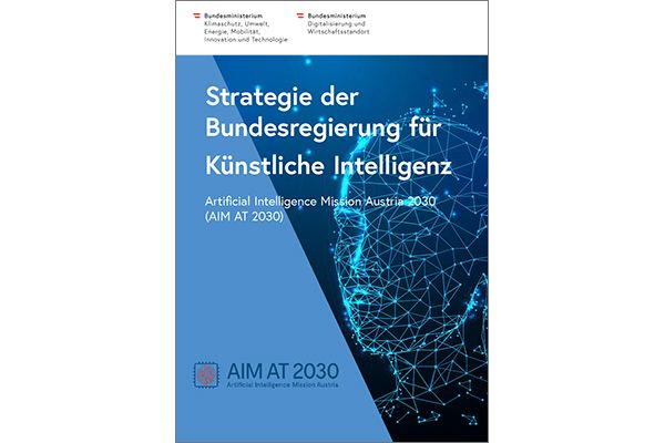 Titelblatt "Strategie der Bundesregierung für Künstliche Intelligenz"