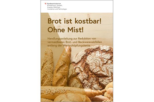 Titelblatt "Brot ist kostbar! Ohne Mist!"
