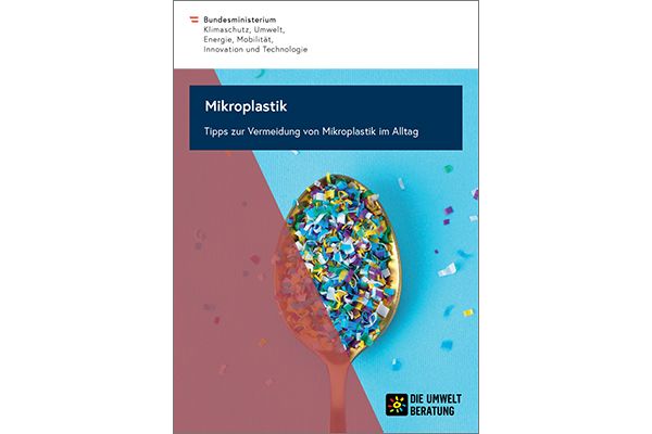 Titelblatt "Mikroplastik - Tipps zur Vermeidung von Mikroplastik im Alltag"