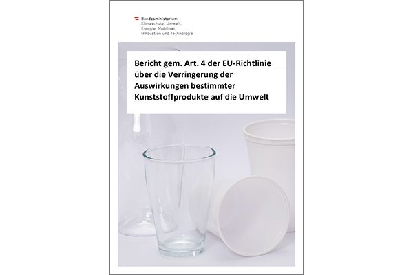 Titelblatt "Bericht gem. Art. 4 der EU-Richtlinie"