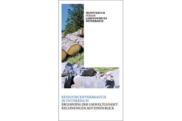 Titelblatt Ressourcenverbrauch in Österreich 2019