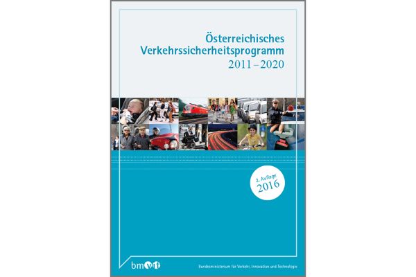 Titelblatt der Publikation "Verkehrssicherheitsprogramm 2011-2020"