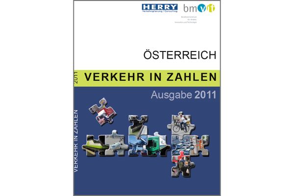 Titelblatt der Broschüre "Verkehr in Zahlen 2012"