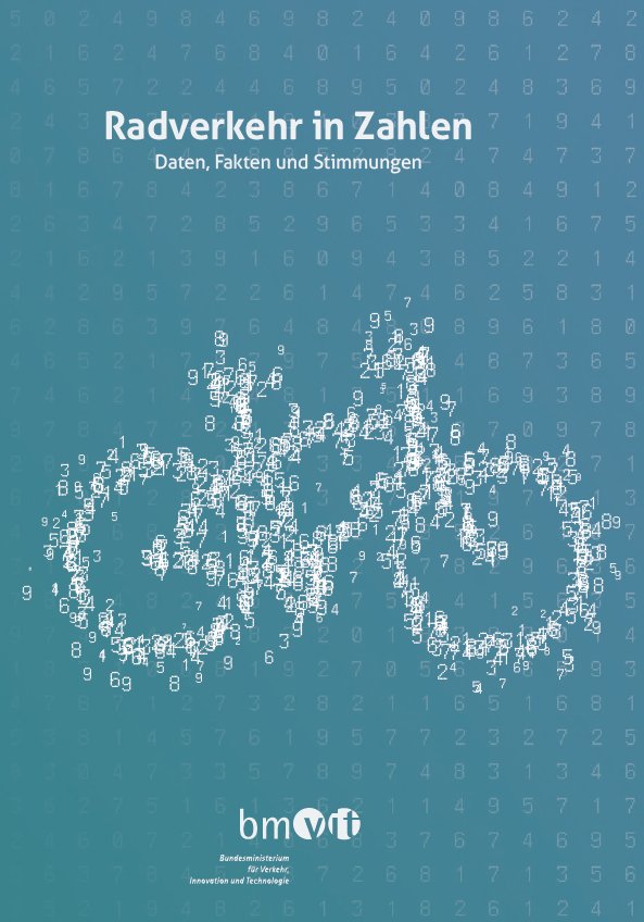 Titelblatt zum Bericht "Radverkehr in Zahlen"