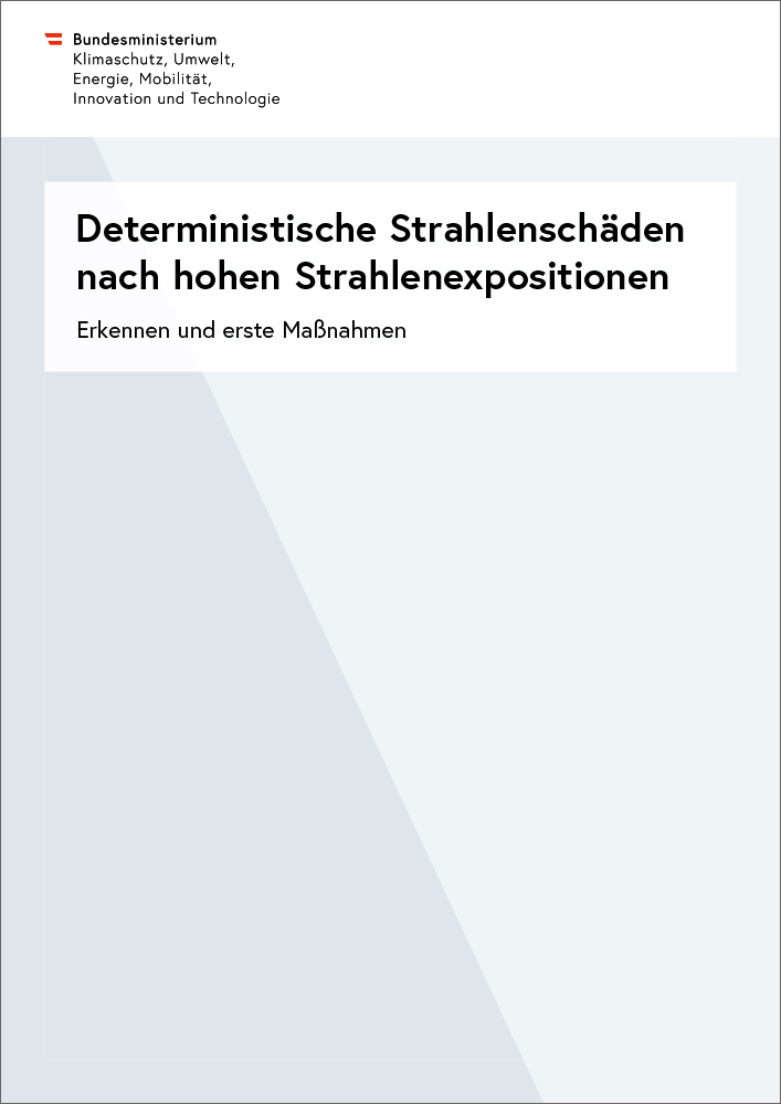Titelblatt "Deterministische Strahlenschäden nach hohen Strahlenexpositionen"