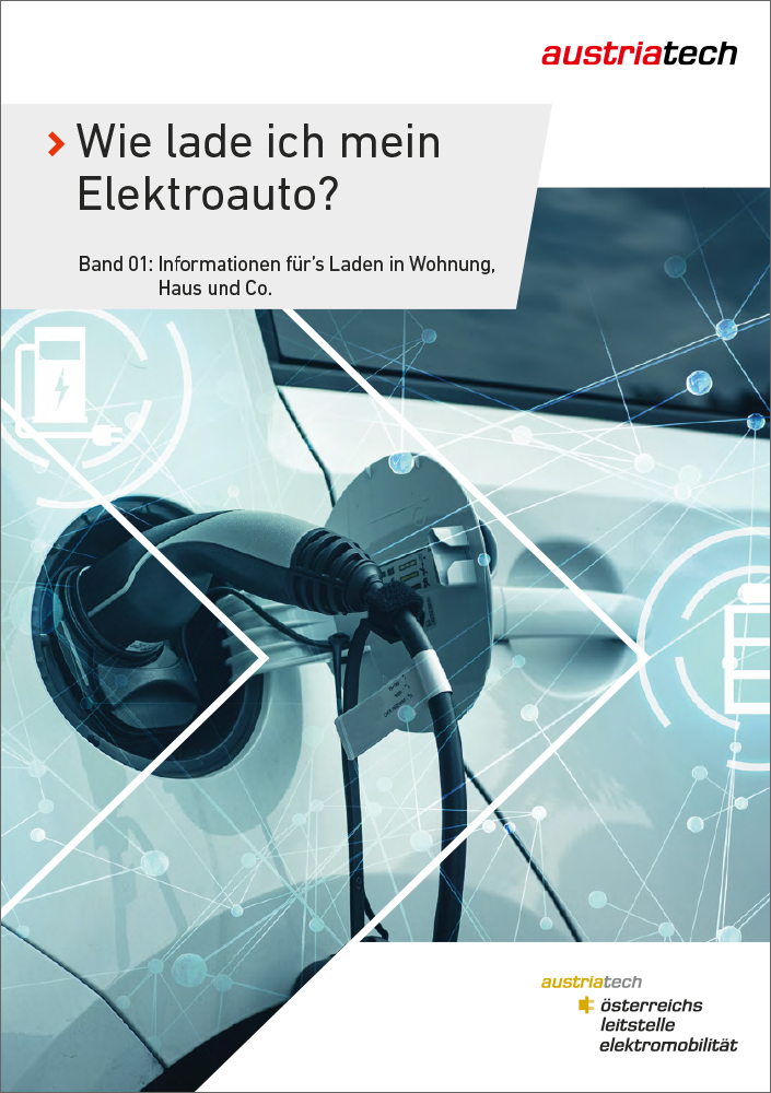 Titelblatt der Broschüre "Wie lade ich mein Elektroauto"