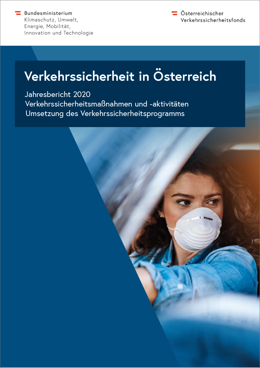 Titelblatt "Verkehrssicherheit in Österreich Jahresbericht 2020"