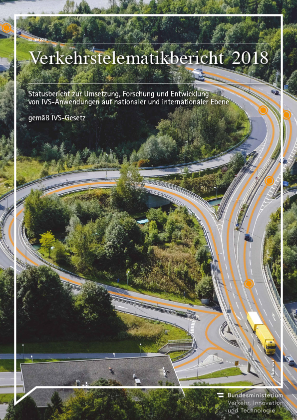 Titelblatt des Verkehrstelematikberichts 2018