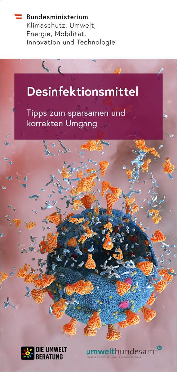 Titelblatt Folder "Desinfektionsmittel"