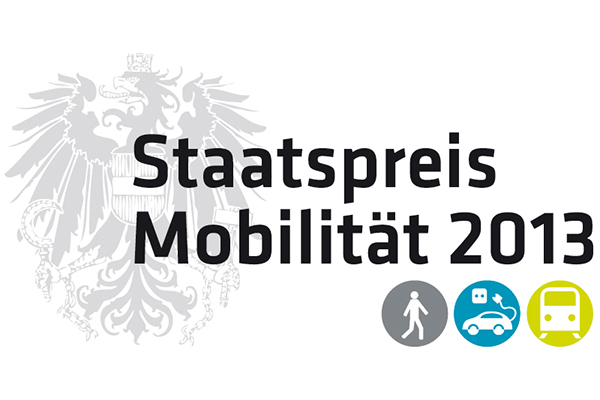 Logo des BMVIT-Staatspreises Mobilität 2013