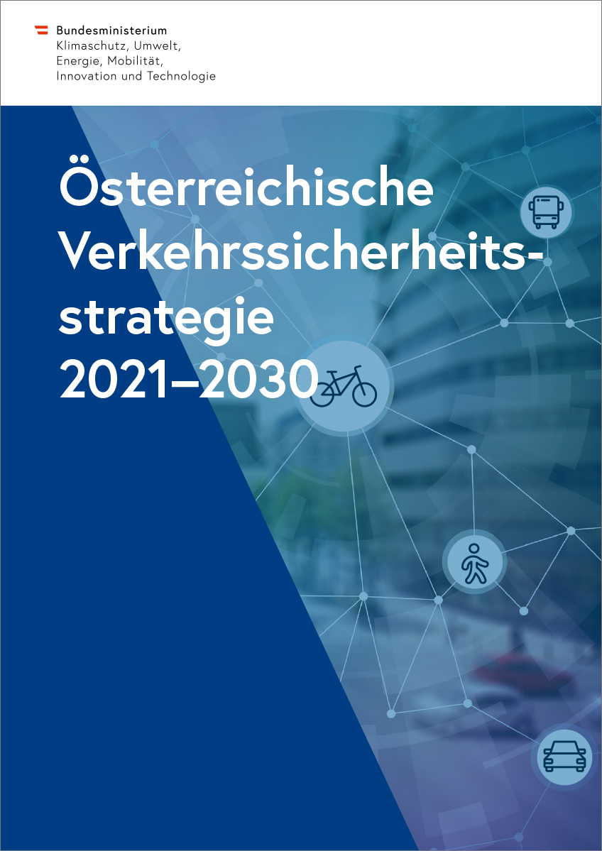 Titelblatt der Publikation "Verkehrssicherheitsprogramm 2021-2030"