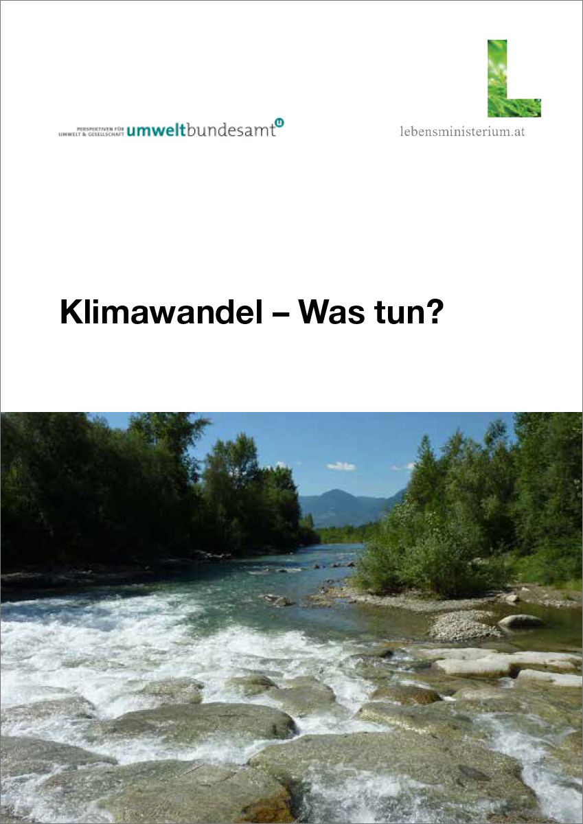 Titelblatt "Klimawandel - was tun?"