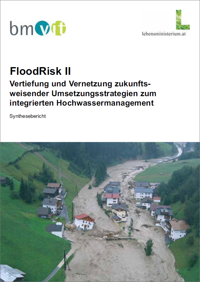Titelblatt zum Bericht FloodRisk II