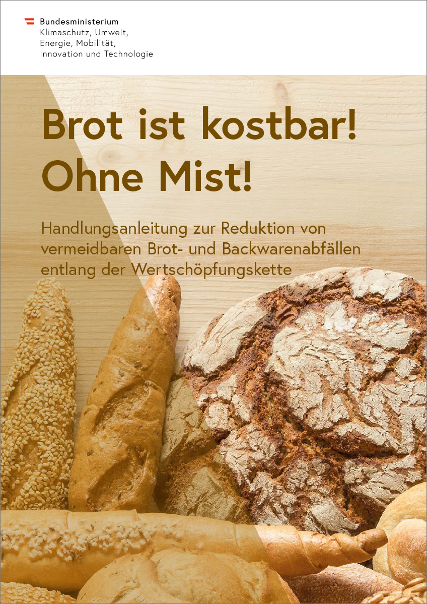Titelblatt "Brot ist kostbar! Ohne Mist!"