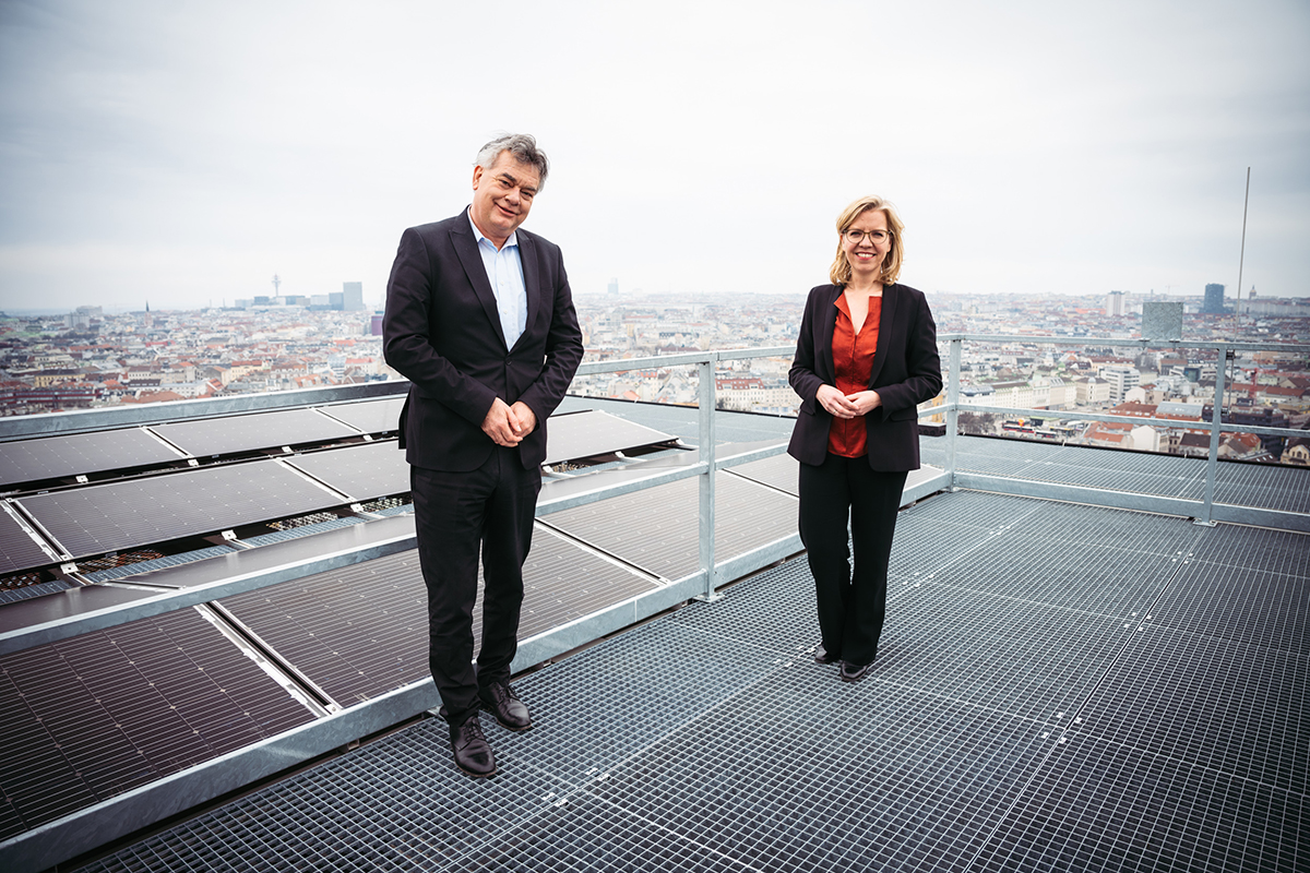 Vizekanzler Werner Kogler und Klimaschutzministerin Leonore Gewessler