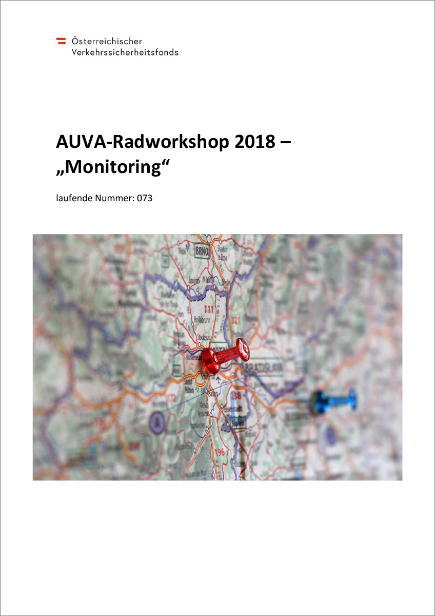 Titelblatt AUVA-Radworkshop – Monitoring 2018