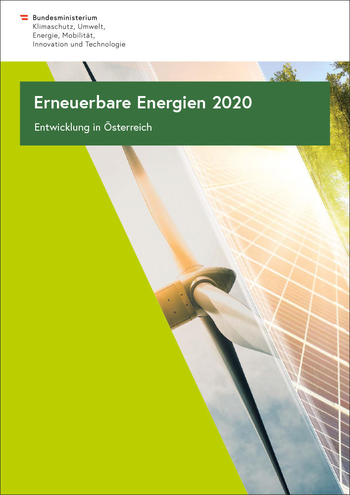 Titel: Erneuerbare Energien 2020 – Entwicklung in Österreich