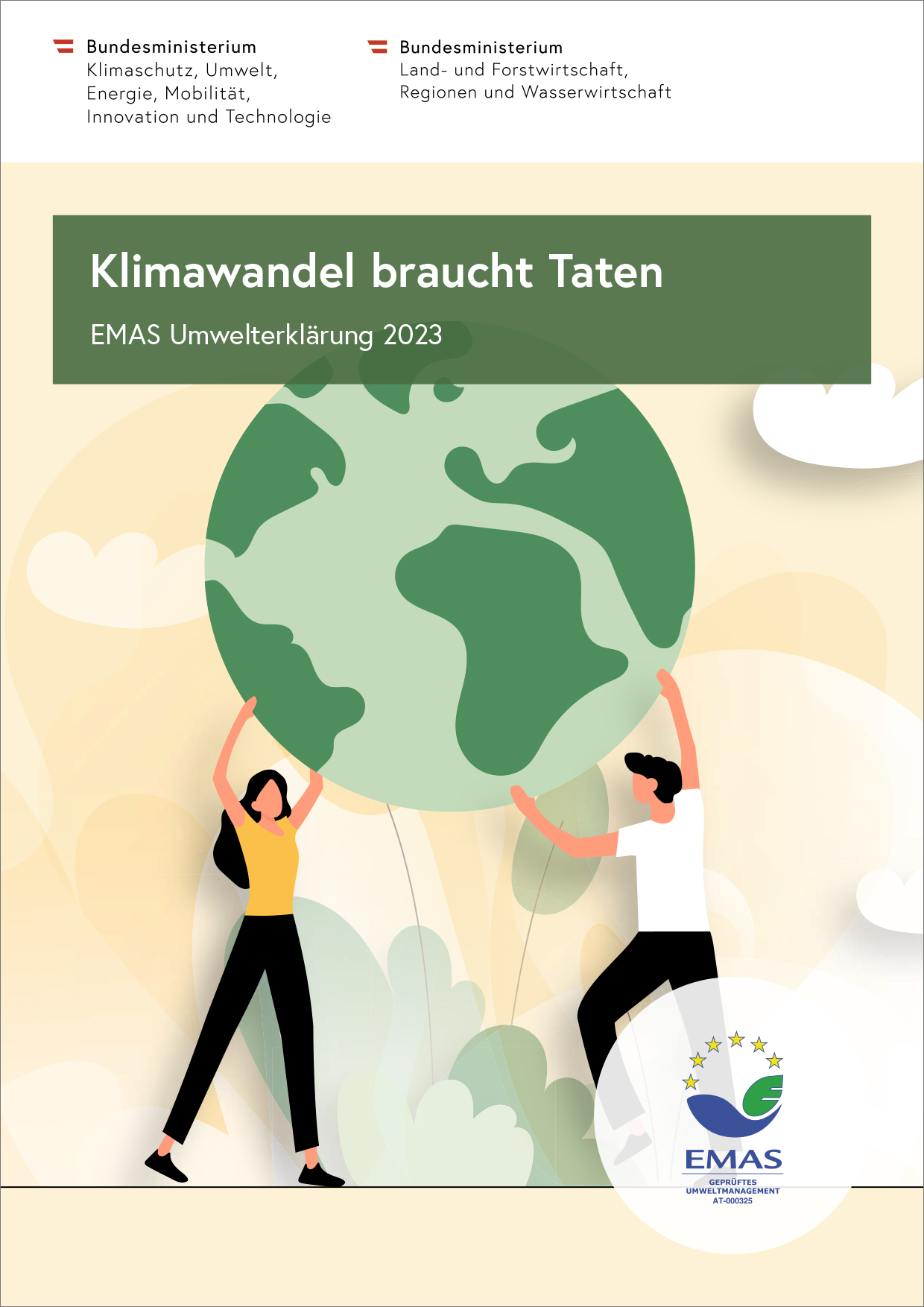 Titelblatt der Umwelterklärung 2021