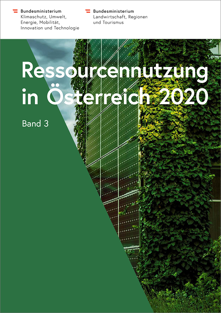 Titelblatt Ressourcennutzung in Österreich 2020