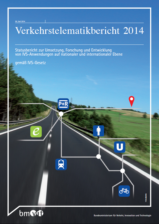 Titelblatt des Verkehrstelematikberichts 2014