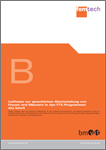 Titelbild des Leitfadens zur sprachlichen Gleichstellung von Männern und Frauen in Programmen für Forschung und technologische Entwicklung des BMVIT 
