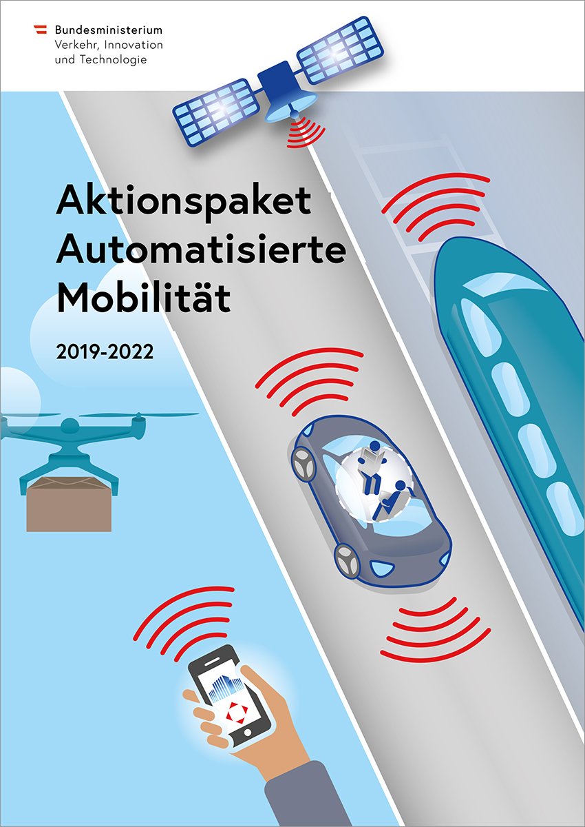 Titelblatt zum Aktionplan automatisiertes Fahren