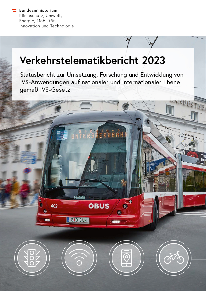 Titelblatt Verkehrstelematikbericht 2023