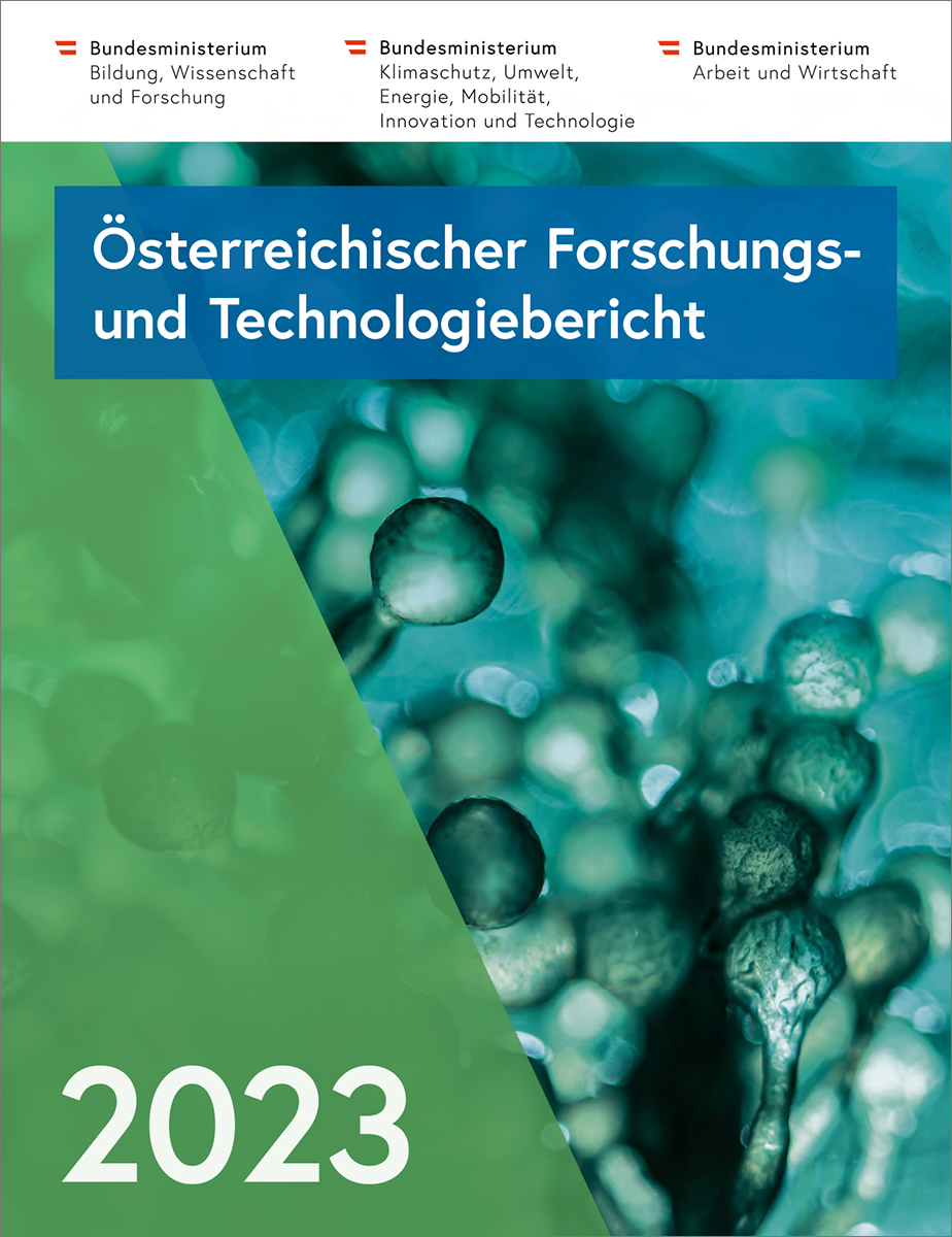 Titelbild "Österreichischer Forschungs- und Technologiebericht 2023"