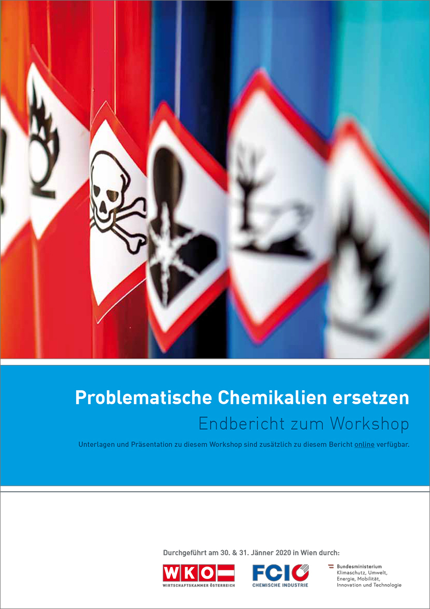 Titelbild "Problematische Chemikalien ersetzen"