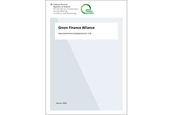 Cover "Green Finance Alliance"