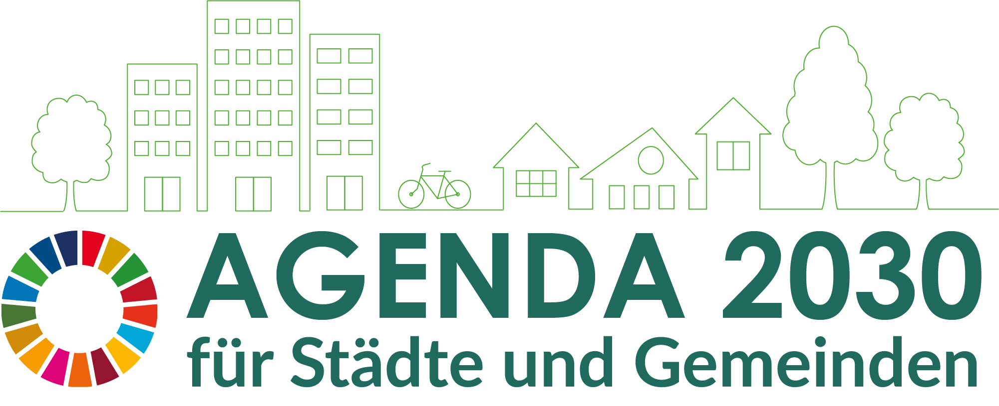 Logo Agenda 2030 für Stadte und Gemeinden