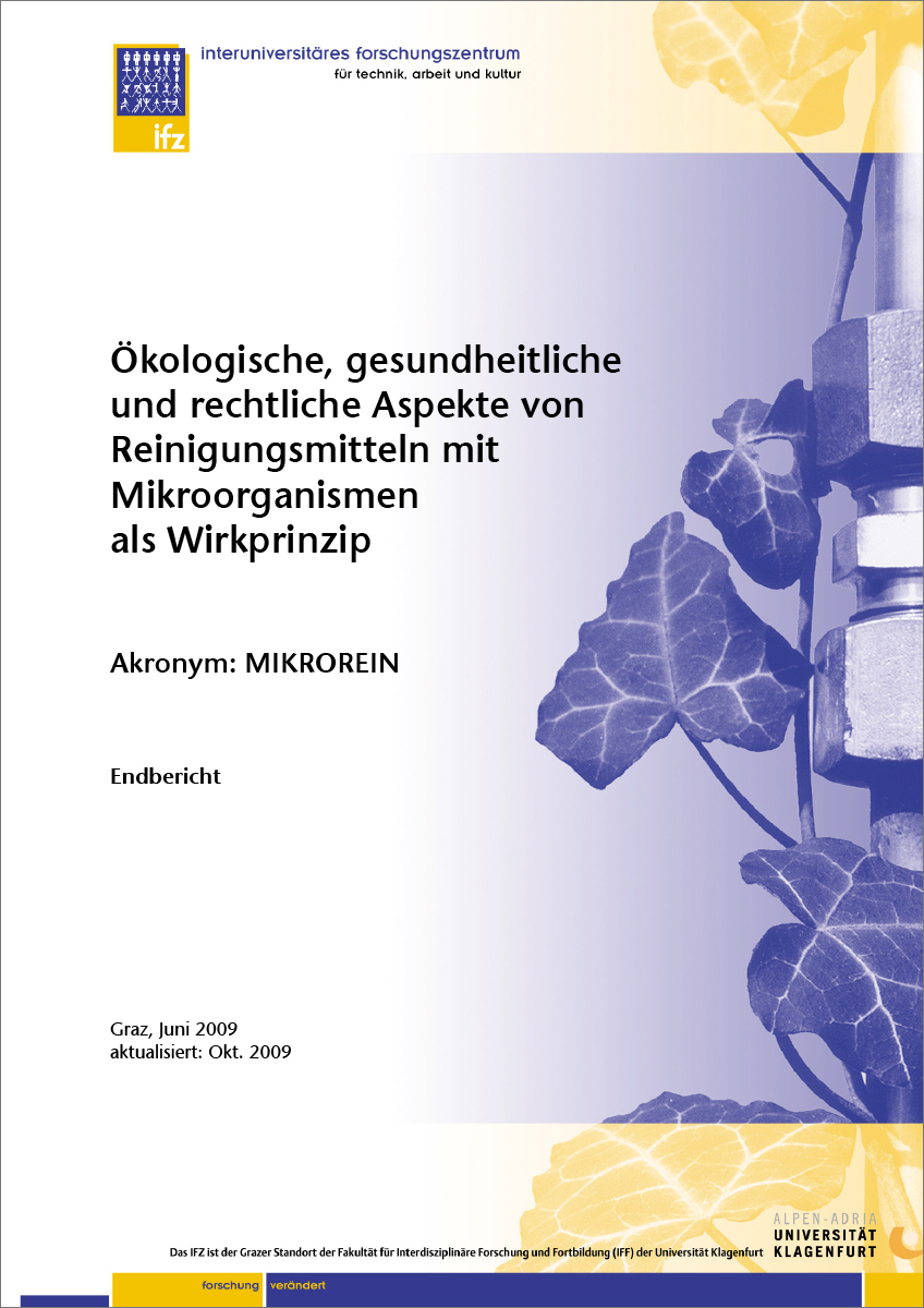 Cover Endbericht Mikrorein