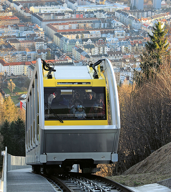 Hungerburgbahn der Innsbrucker Nordkettenbahnen
