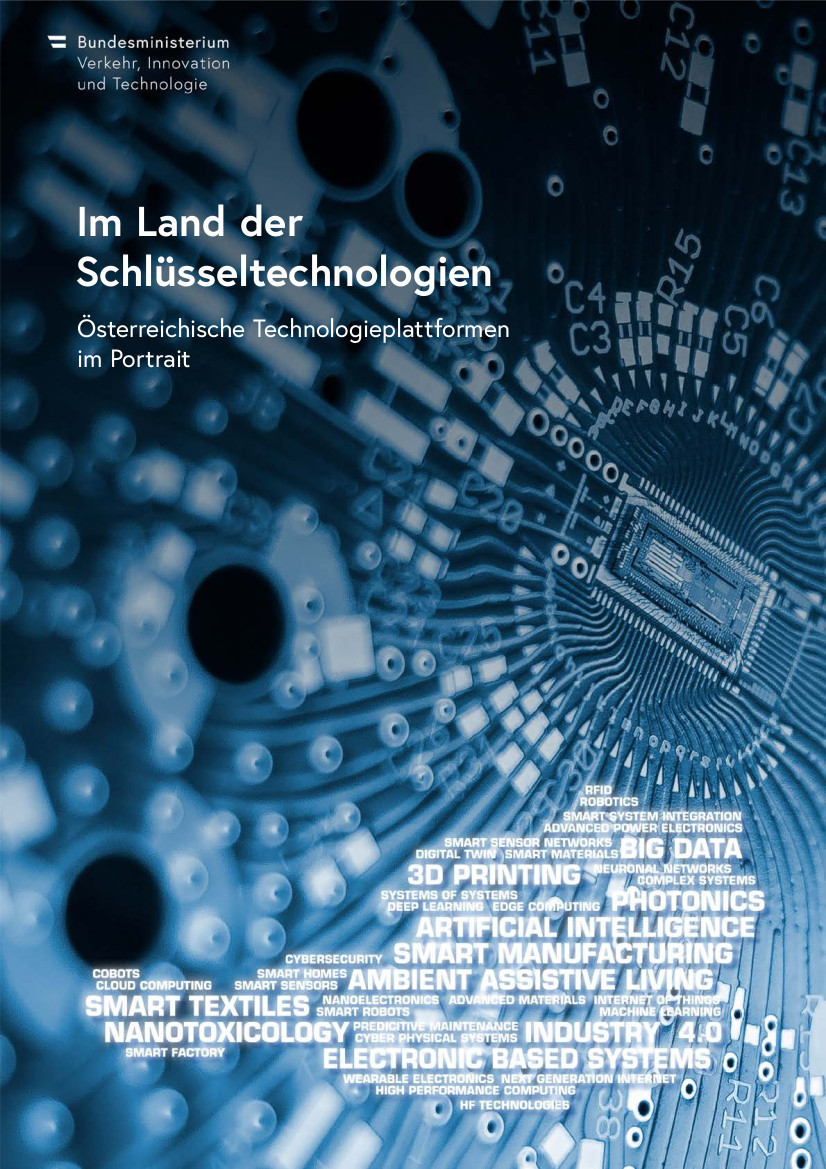 Deckblatt Broschüre - Im Land der Schlüsseltechnologien