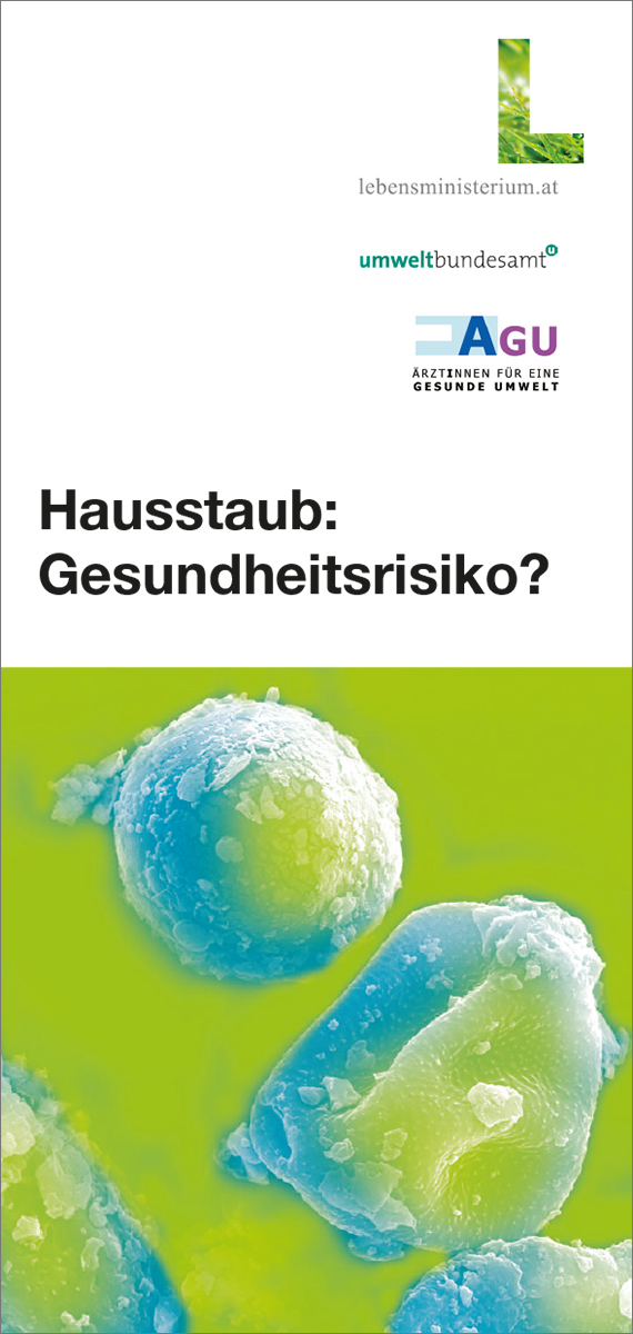 Cover "Hausstaub - Gesundheitsrisiko"