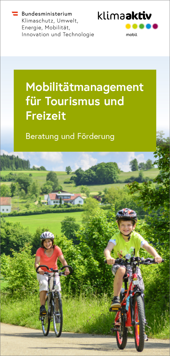 Titelblatt "Mobilitätsmanagement für Tourismus und Freizeit"